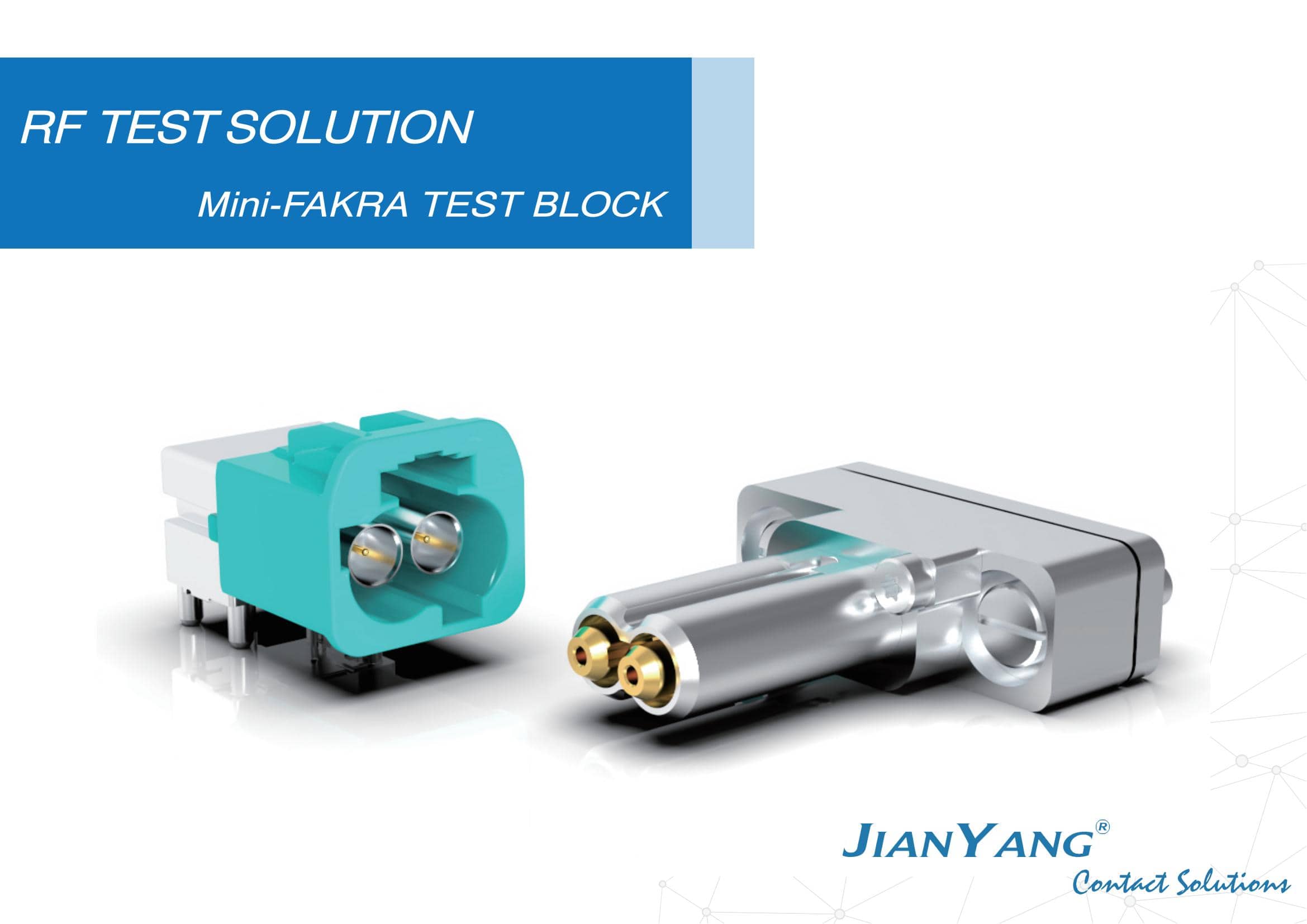 dual probe block for mini fakra