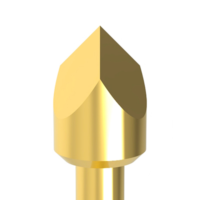 01-090  45° 三面锥探头, 直径0.90毫米